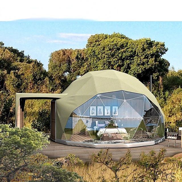 Şehir içi glamping dome projesi - doğayla iç içe konaklama deneyimi